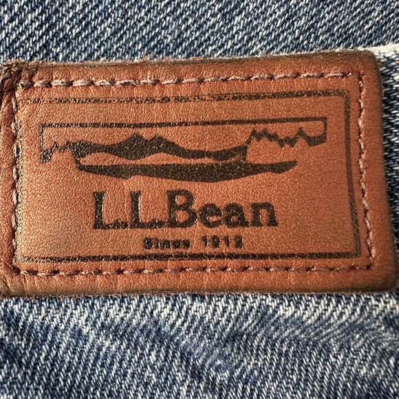 L.L. Bean Men's Double L Natural Fit Flannel-Lined Jeans, Size W 40 x L29, Stone - Picture 7 of 10